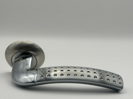 Ручки дверные алюминиевые  V26D AL (матовый никель)