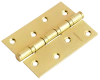 Петля универсальная карточная MS 100X70X2.5-4BB SG стальная, врезная, цвет матовое золото