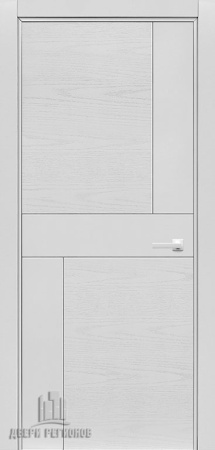 Дверь межкомнатная S7 натуральный шпон 600x2000 Eko Belaya