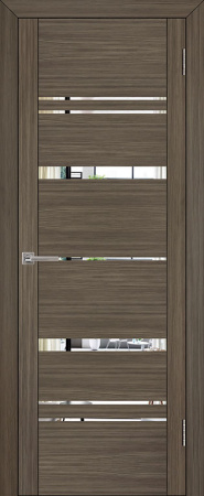 Дверь межкомнатная UniLine 30027 экошпон капучино велюр глухая 800x2000 30027 Velyur