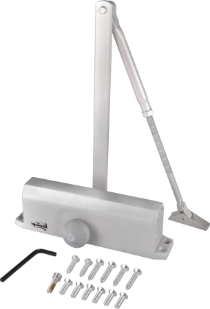 Дверной доводчик  DD-140S (серебро)