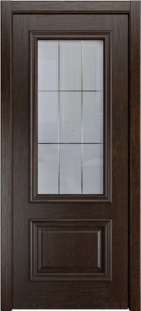 Межкомнатная дверь «Бристоль Премиум, ДО» 2000 x 600 agat