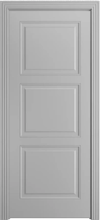Межкомнатная дверь «Бьянка-8 ДГ» 2000 x 600 Светло серая