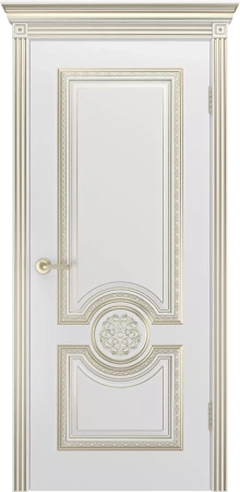 Межкомнатная дверь «Гамма Корона В1, ДГ» 2000 x 600 slonovayakostspatinoyzoloto