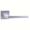Ручки дверные V48L-2  (матовый хром)