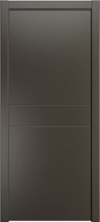 Межкомнатная дверь «ID-F, ДГ» 2000 x 700 Темно-серый