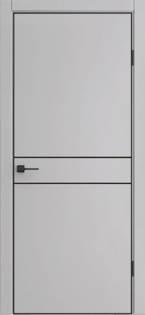 ДП-52 (Silver gray) Silver Gray Глухие 550х1900